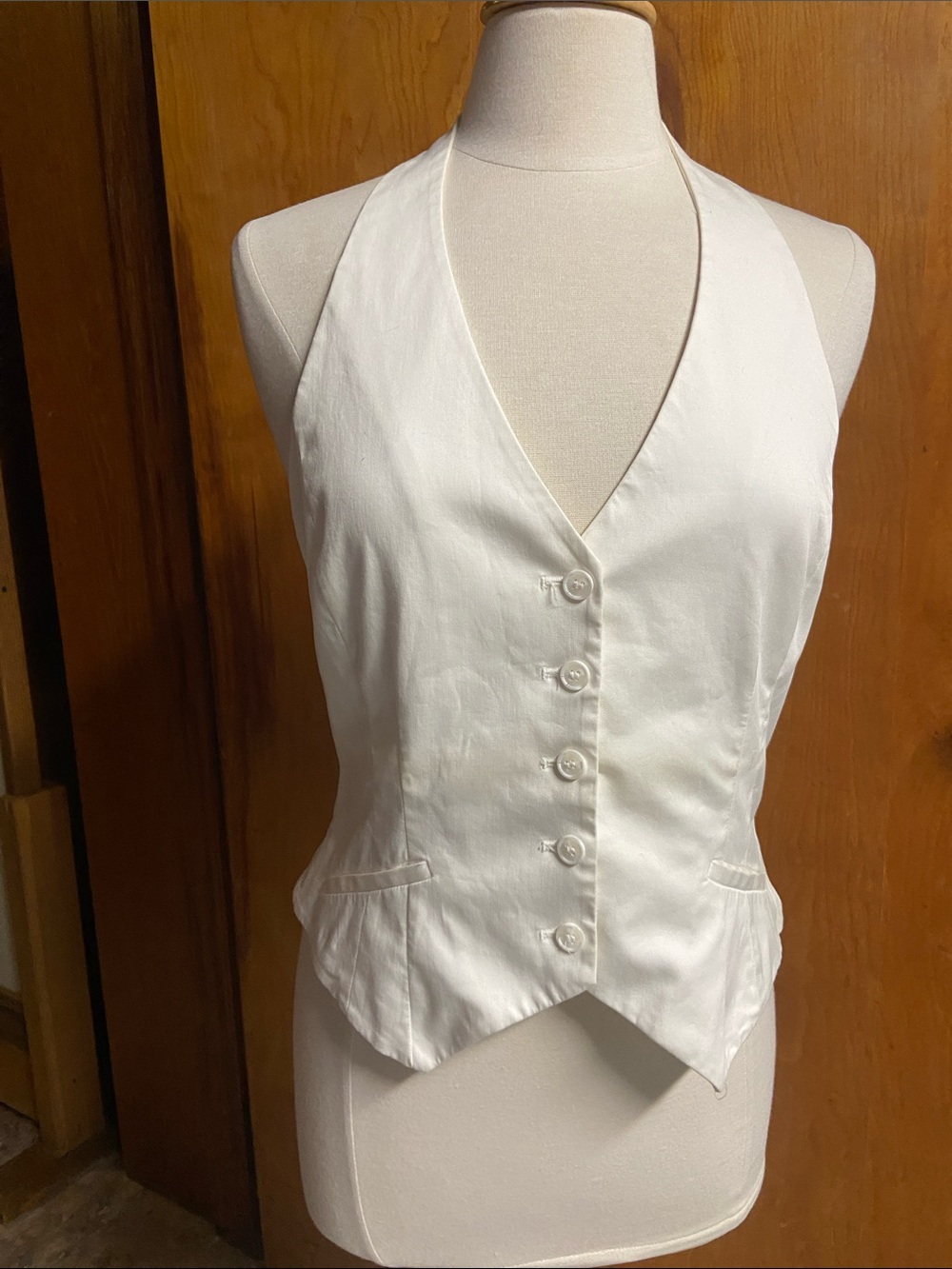 H&M White Women's Tailored Vest